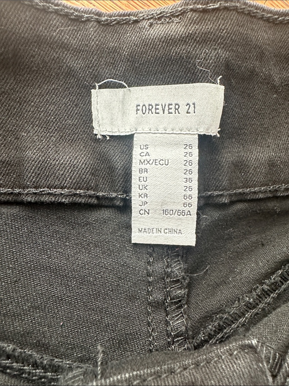 Forever 21 Black up lift High-Rise Jean Shorts - Picture 5 of 10